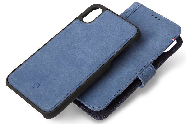 Commissie Machtig vastleggen Decoded 2 in 1 Wallet iPhone XR hoesje Blauw - Appelhoes
