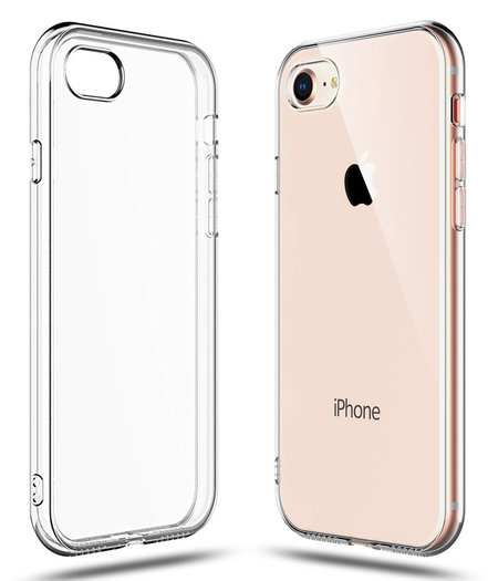 punt Net zo scheuren Tech Protection iPhone 8 hoesje Transparant - Appelhoes
