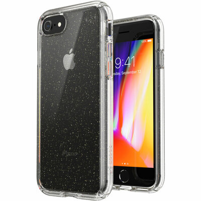 Speck Presidio Perfect Clear iPhone SE 2022 / 2020&nbsp;hoesje Glitter 