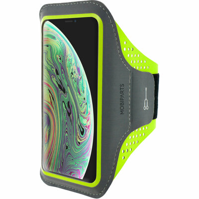 Mobiparts Comfort iPhone XS&nbsp;sportband Neon Groen