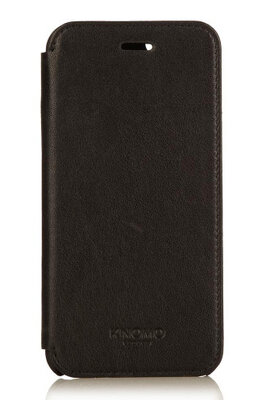 Knomo Leather Folio case iPhone 6 Plus Black