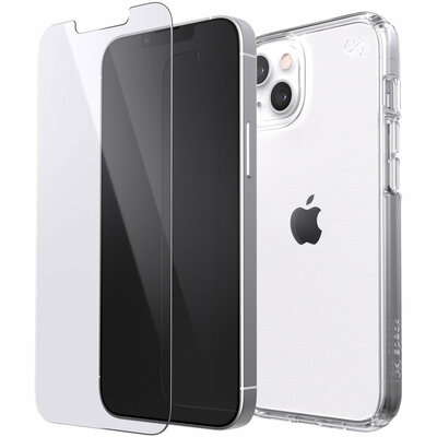 Speck Presidio Perfect Clear iPhone 13 mini hoesje met screenprotector