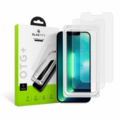 Glastify glazen iPhone 13 Pro Max screenprotector 2 pack
