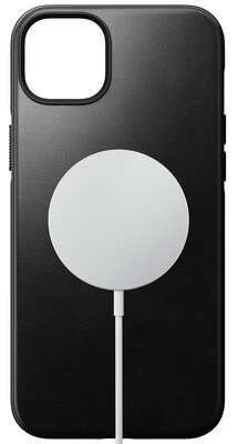 Nomad Horween&nbsp;MagSafe iPhone 14 Plus hoesje zwart