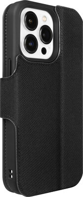 LAUT Urban Folio iPhone 14 Pro hoesje zwart