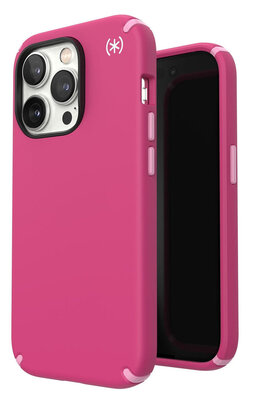 Speck Presidio 2 Pro MagSafe iPhone 14 Pro hoesje roze