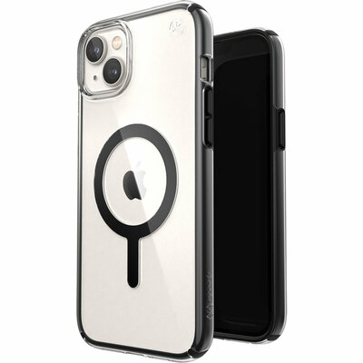 Speck Presidio Perfect Clear Geo MagSafe iPhone 14 Plus hoesje zwart
