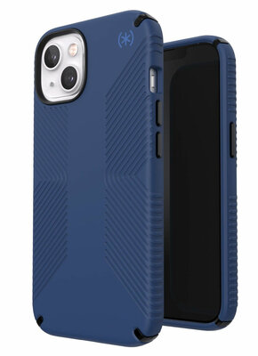 Speck Presidio 2 Grip MagSafe iPhone 13 hoesje Blauw