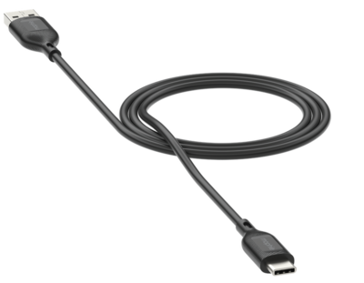mophie Essentials USB-C naar USB-A kabel 3 meter zwart