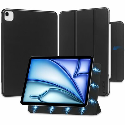 Tech Protection Magnetic&nbsp;iPad Air 2024 13 inch&nbsp;hoesje zwart