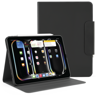 Pipetto Rotating Folio iPad Pro 13 inch hoesje zwart