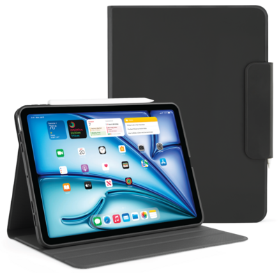 Pipetto Rotating Folio iPad Air 13 inch hoesje zwart
