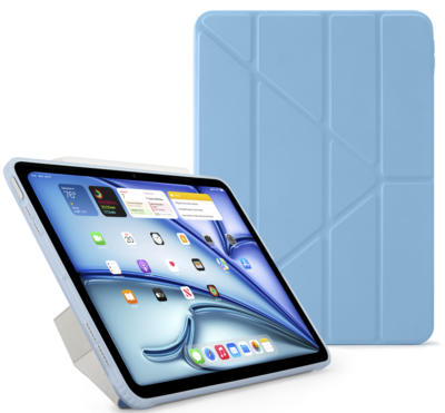 Pipetto Origami iPad Air 11 / 10,9 inch hoesje lichtblauw