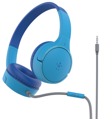 Belkin SoundForm mini koptelefoon voor kinderen blauw