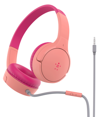 Belkin SoundForm mini koptelefoon voor kinderen roze