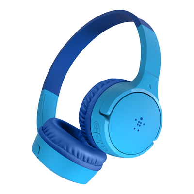 Belkin SoundForm mini draadloze koptelefoon voor kinderen blauw