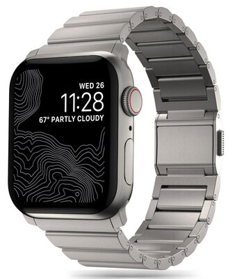 Tech Protection Ultra Apple Watch 49 / 45 / 42 mm schakelbandje titanium
