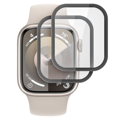 Glaasie Apple Watch 41 mm glazen screenprotector 2 pack