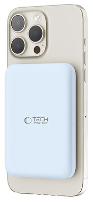 TechProtection Life MagSafe draadloze powerbank 5000 mAh blauw