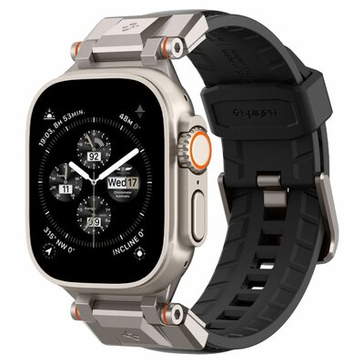 Spigen DuraPro Apple Watch 49 /  45 / 44  mm bandje zwart
