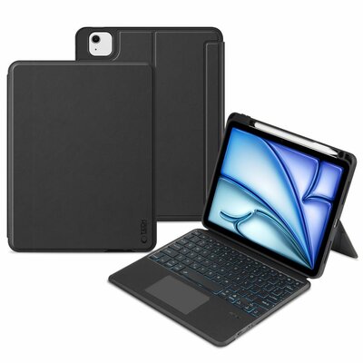Tech Protection Magnetic iPad Air 11 inch toetsenbord hoesje zwart