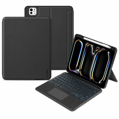 Tech Protection Magnetic iPad Pro 11 inch toetsenbord hoesje zwart