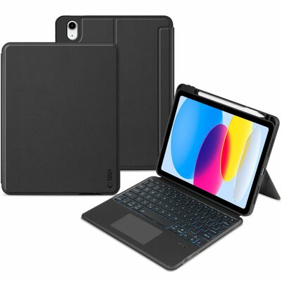 Tech Protection Magnetic iPad 2022 10,9inch toetsenbord hoesje zwart