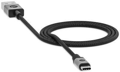 mophie Braided USB-C naar USB kabel 1 meter zwart