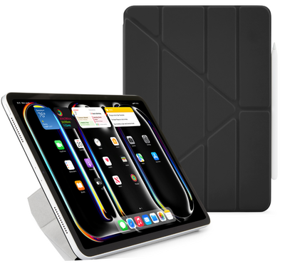 Pipetto Slim Folio iPad Pro 2024 11 inch hoesje zwart