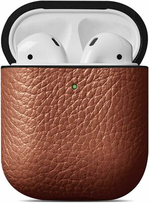 Woolnut Leather case AirPods hoesje Bruin