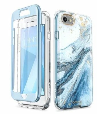 Supcase Cosmo iPhone SE 2022 / 2020 hoesje Blauw