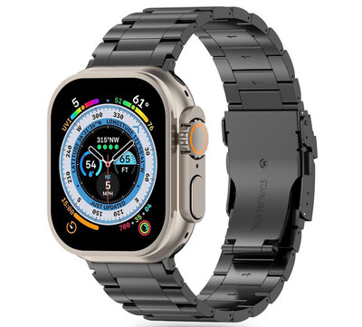 TechProtection Waze Apple Watch 49 / 45 / 42 mm schakelbandje zwart