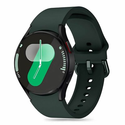 TechProtection Siliconen Slim Galaxy Watch 7 / 6 / 5 Pro / 5 / 4 / FE bandje groen