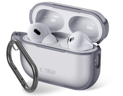 TechProtection matte&nbsp;AirPods Pro 2 hoesje grijs