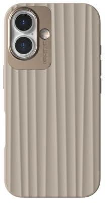 Nudient Bold Case iPhone 16 hoesje beige