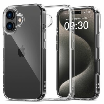 TechProtection Hybrid iPhone 16 hoesje transparant