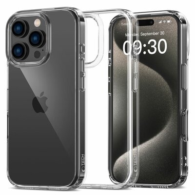 TechProtection Hybrid iPhone 16 Pro Max hoesje transparant