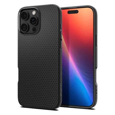 Spigen Liquid Air iPhone 16 Pro hoesje zwart 