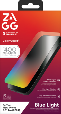 ZAGG Glass Elite VisionGuard iPhone 16 Pro glazen screenprotector