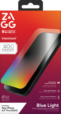 ZAGG Glass Elite VisionGuard iPhone 16 Pro Max glazen screenprotector