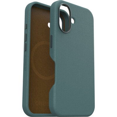 Otterbox Symmetry Cactus leren iPhone 16 Plus hoesje groen