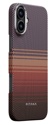 Pitaka Tactile Woven MagSafe iPhone 16 hoesje sunset