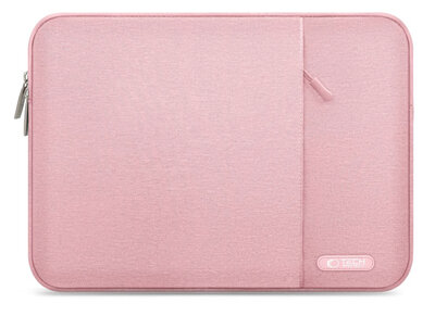 TechProtection Nylon MacBook 13 / 14 inch sleeve roze