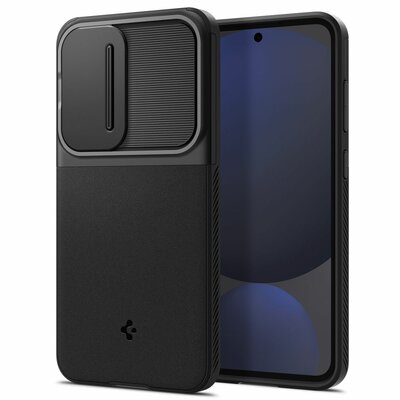 Spigen Optik Armor Galaxy S24 FE hoesje zwart