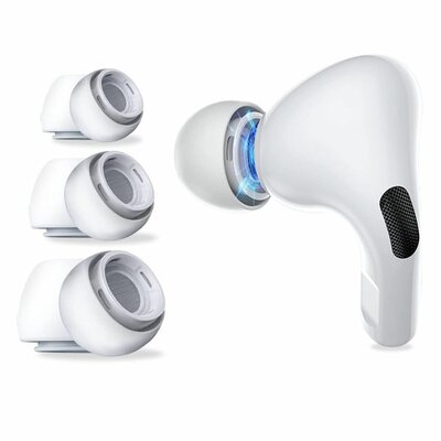 TechProtection AirPods Pro 1 / 2 ear tips 3-pack wit