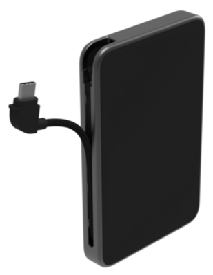 mophie Powerstation Plus 5000 mAh powerbank Zwart