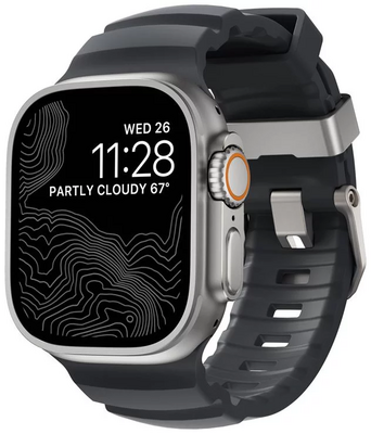 Nomad Rocky Point Apple Watch 49 / 46 /&nbsp;45 mm bandje zwart