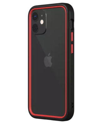 Rhinoshield CrashGuard NX iPhone 12 Pro / iPhone 12 hoesje Zwart / Rood