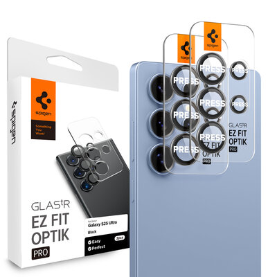 Spigen Optik.TR EZ Fit Galaxy S25 Ultra cameralensbeschermer 2 pack