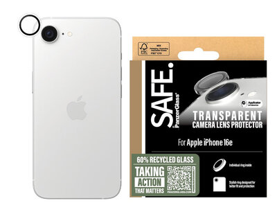 PanzerGlass Safe iPhone 16e 2025 cameralens beschermer transparant